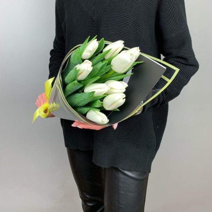 Букет «15 белых тюльпанов», фото 5